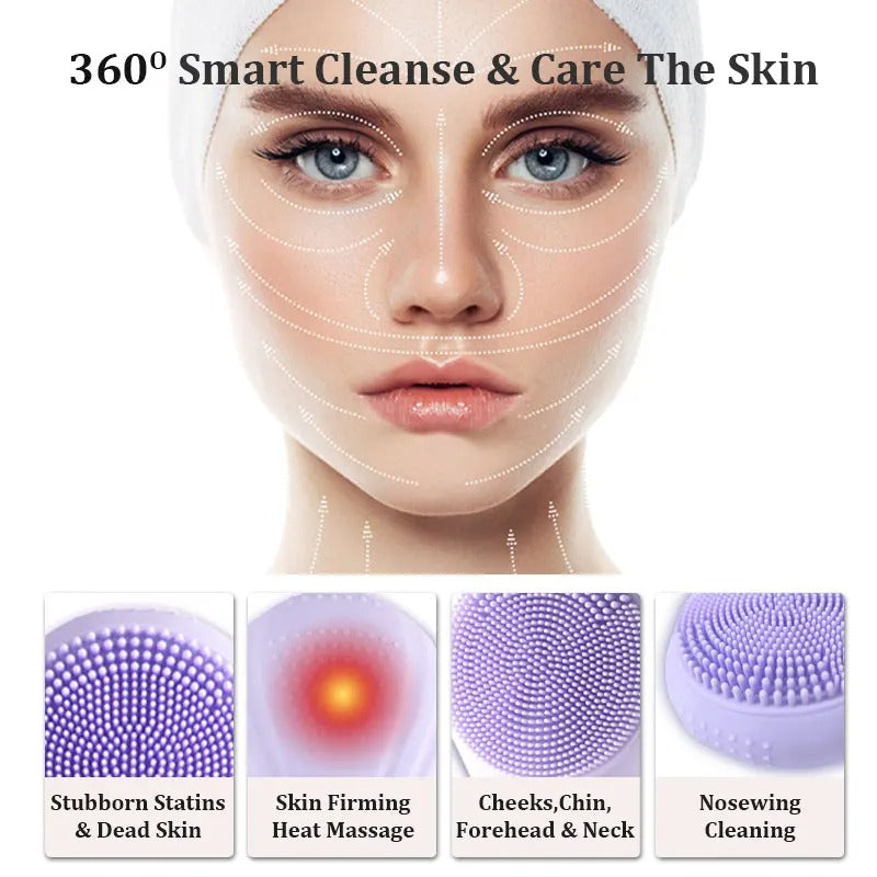 SonicClean® | Sonic Facial Cleansing Brush (30% OFF)